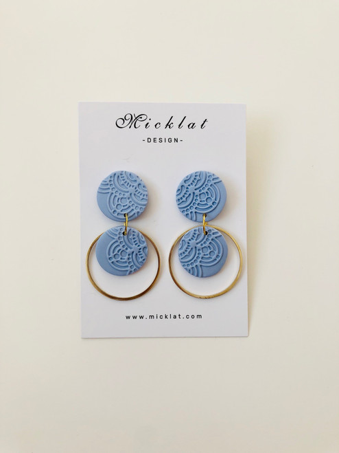 Evelyn  - Handmade Earrings - MICKLAT  - Polymer Clay