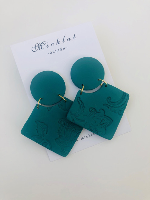 Hannah  - Handmade Earrings - MICKLAT  - Polymer Clay