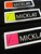 MICKLAT - Logo BLACK T-shirt for Toddler Kids - Unisex - NEON ORANGE- 2T, 3T, 4T size