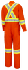 FR-Tech Hi-Vis 88/12 7 oz FR/ARC–Rated Safety Coveralls – Hi-Vis Orange | Pioneer | All Safety
