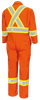 Hi-Viz Industrial Wash Safety Coverall - Poly/Cotton | Pioneer 5513/5513T | All Safety