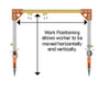 A-Frame w/Work. Position Assembly, 10L-10H-2R-2A-RM | Tuff Built | All Safety