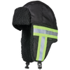 Hi-Vis Aviator Hat with Contrast Tape Backing | Tough Duck | All Safety