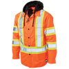 Quilt-Lined Hooded Safety Jac-Shirt | Tough Duck| All Sadfety