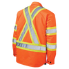 Quilt-Lined Hooded Safety Jac-Shirt | Tough Duck| All Sadfety