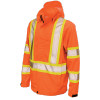 Packable Ripstop Safety Rain Jacket | Tough Duck | All Safety
