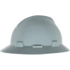 V-Gard Slotted Full-Brim Hardhat, Quick-Slide Suspension, Non-Vented | MSA | All Safety