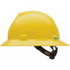 V-Gard Slotted Full-Brim Hardhat, Quick-Slide Suspension, Non-Vented | MSA | All Safety