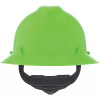 V-Gard Slotted Full-Brim Hardhat, Ratchet Suspension | MSA | All Safety
