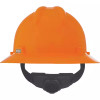 V-Gard Slotted Full-Brim Hardhat, Ratchet Suspension | MSA | All Safety