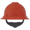 V-Gard Slotted Full-Brim Hardhat, Ratchet Suspension | MSA | All Safety