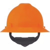 V-Gard Slotted Full-Brim Hardhat, Ratchet Suspension | MSA | All Safety