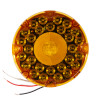 Vehicle Mountable Illuminated Light-Up 7 inch Amber LED Lamp | Incom Signs | All Safety