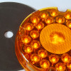 Vehicle Mountable Illuminated Light-Up 7 inch Amber LED Lamp | Incom Signs | All Safety