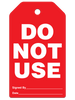 DO NOT USE Safety Inspection Tag (25/pkg) | Incom Signs | All Safety