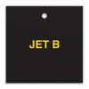 CPPI JET B Fuel Identification Tags (2.56" Square) 250 /pkg | Incom Signs | All Safety