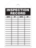 INSPECTION RECORD Safety Tag (25/pkg) | Incom Signs | All Safety