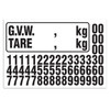 GVW (Gross Vehicle Weight) Truck Numbering Kit | Incom Signs | All Safety