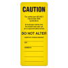 Safety Tag for Scaffold Tag Holder (3.375 in x 8.25 in) 25 /pkg | Incom Signs | All Safety