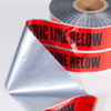 CAUTION BURIED GAS LINE BELOW Yellow/Black Detectable Underground Utility Marking Warning Roll Tape (1,000 ft) | Incom Signs | All Safety