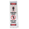 Ladder Barrier Danger OSHA Wrap (12 in x 90 in) (Pack of 10) | Incom Signs | All Safety