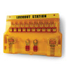 Lockout/Tagout Wall Mount Station (10-Lock Wall) with Accessories | Incom Signs | All Safety
