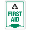 FIRST AID First Aid Equipment Marking Safety Sign (10 in X 14 in) | Incom Signs | All Safety