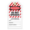 DANGER DO NOT OPERATE Safety Tag (3.375 in x 5.875 in) 12 /pkg | Incom Signs | All Safety