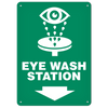 EYE WASH First Aid Equipment Marking Safety Sign (10 in X 14 in) | Incom Signs | All Safety