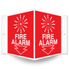 FIRE ALARM Fire Safety Equipment Projected Safety Sign | Incom Signs | All Safety