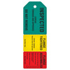 3-Part Perforated FLANGE TORQUE INSPECTION Tag (2.75 in x 7.9 in) | Incom Signs | All Safety