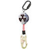 Webbing Self-Retracting Lifeline With Triple Action Carabiner and Snap Hook - 6' (1.8m) | Dynamic Safety | All Safety