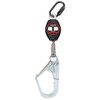 Webbing Self-Retracting Lifeline With Triple Action Carabiner and Small Snap Hook - 7' (2.1m) | Dynamic Safety | All Safety