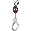 Webbing Self-Retracting Lifeline With Triple Action Carabiner and Small Snap Hook - 7' (2.1m) | Dynamic Safety | All Safety