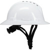 Type II Full Brim Safety Helmet with HDPE Shell, 4-Point Textile Suspension, Wheel Ratchet Adjustment Vented (Pack of 12) | Dynamic Safety | All Safety