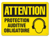 OSHA Safety Sign | Attention Protection Auditive | INCOM SSF2074