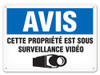 OSHA Safety Sign | Avis Propriete Surveillance Video | INCOM SSF4029