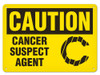 OSHA Safety Sign | Caution Cancer Agent | INCOM SS2013
