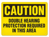 OSHA Safety Sign | Caution Double Hearing | INCOM SS2061V, SS2061A, SS2061P