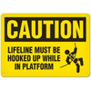 OSHA Safety Sign | Caution Lifeline | INCOM SS2009