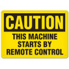 OSHA Safety Sign | Caution Machine Strt | INCOM SS2032