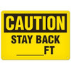 OSHA Safety Sign | Caution Stay Back | Incom Signs | All Safety