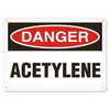 OSHA Safety Sign | Danger Acetylene | INCOM SS1057