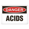 OSHA Safety Sign | Danger Acids | INCOM SS1043