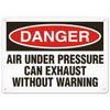 OSHA Safety Sign | Danger Air Under Pres | INCOM SS1155