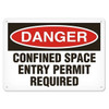OSHA Safety Sign | Danger ConSpace Entry By Permit Required | INCOM SA1163