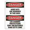 OSHA Safety Sign | Danger E/F Hard Hat | INCOM SS6006V, SS6006A, SS6006P, SC6006V, SC6006A, SC6006P, SA6006V, SA6006P