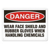 OSHA Safety Sign | Danger Face, Rubber | INCOM SS1024V, SS1024A, SS1024P, SC1024V, SC1024A, SC1024P, SA1024V, SA1024P