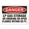 OSHA Safety Sign | Danger LP Gas Stor | INCOM SS1079V, SS1079A, SS1079P, SC1079V, SC1079A, SC1079P, SA1079V, SA1079P