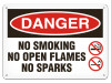 OSHA Safety Sign | Danger Open Flame | Incom Signs | All Safety